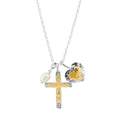 SILPADA Powerful Duo Necklace Gold Plate & Silver Pearl Necklace - flyKAMP