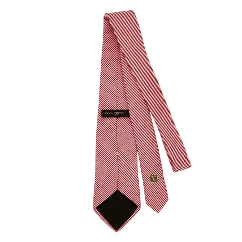 LOUIS VUITTON Monogram Diagonal Tie in Red - flyKAMP