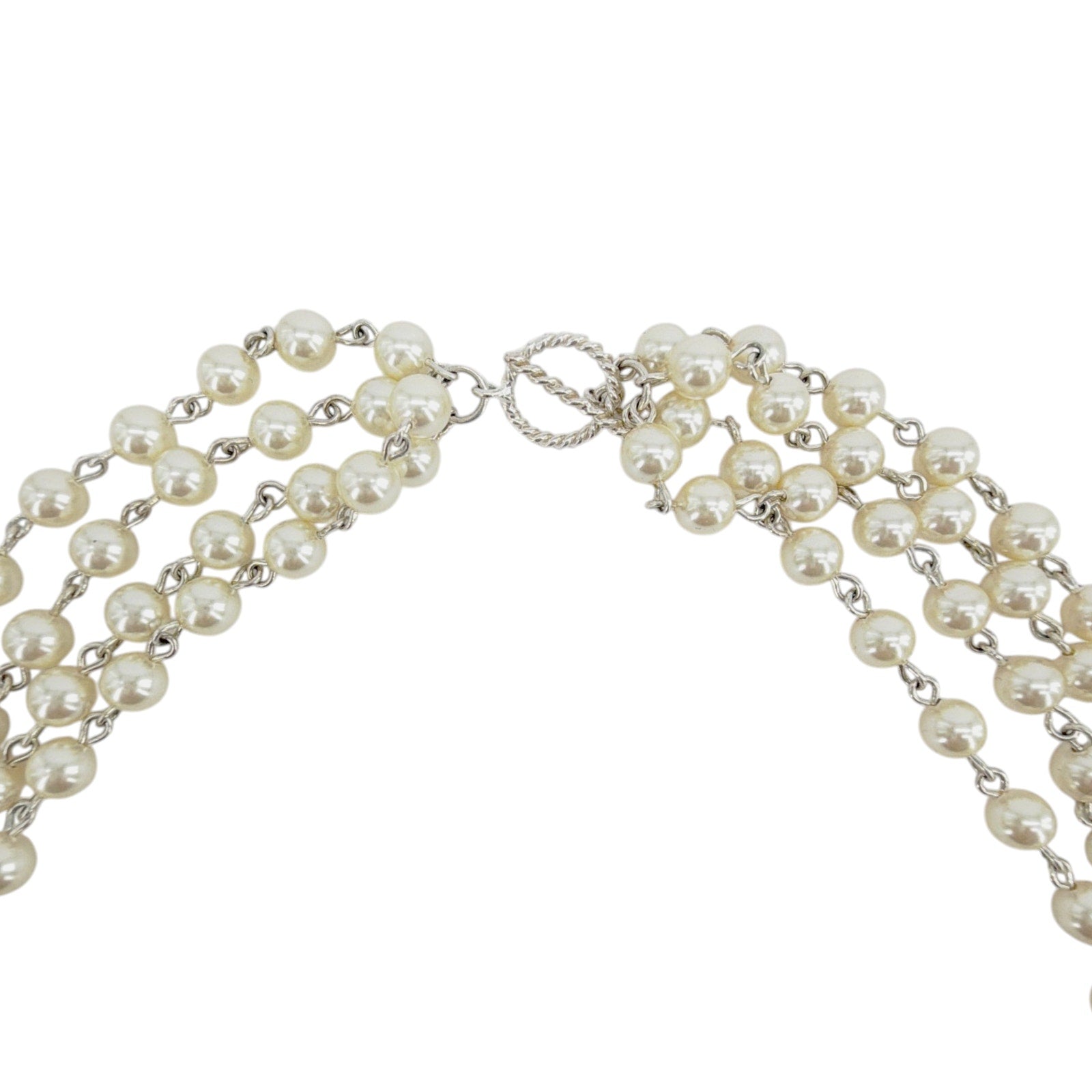 VIRGINS SAINTS & ANGELS VSA Magdalena Necklace 6mm Cream Pearl in Silver Virgins Saints & Angels