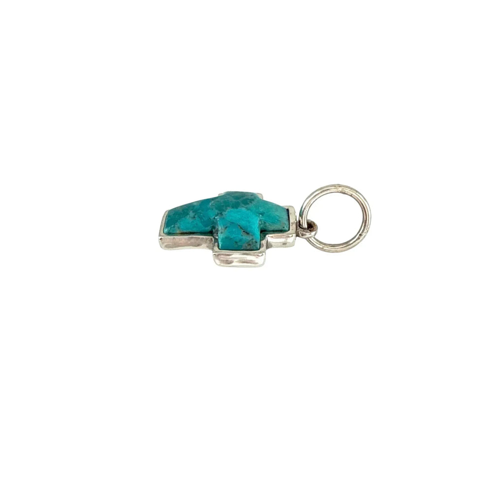 SILPADA Blue Divine Charm Sterling Silver & Turquoise - flyKAMP