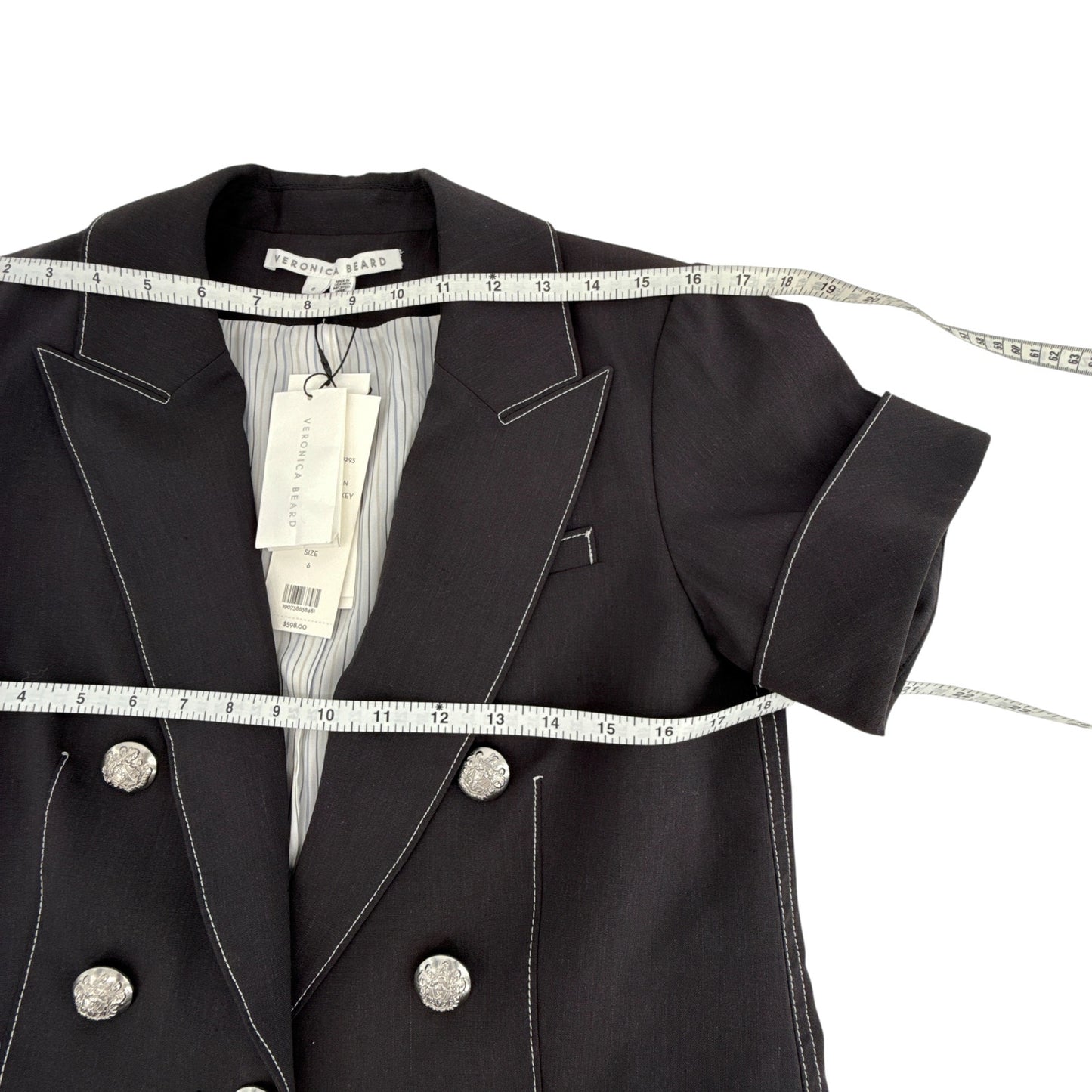 VERONICA BEARD Hastings Dickey Jacket in Navy 6|S