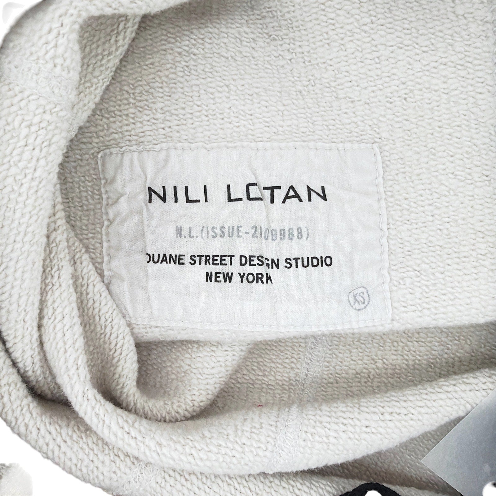 NILI LOTAN SF Sweatpant in Chalk XS Nili Lotan