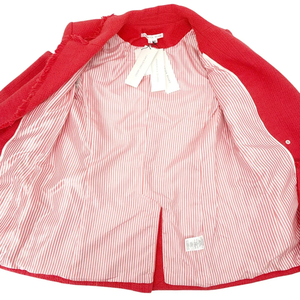 VERONICA BEARD Nayeli Dickey Jacket in Watermelon 8|M - flyKAMP