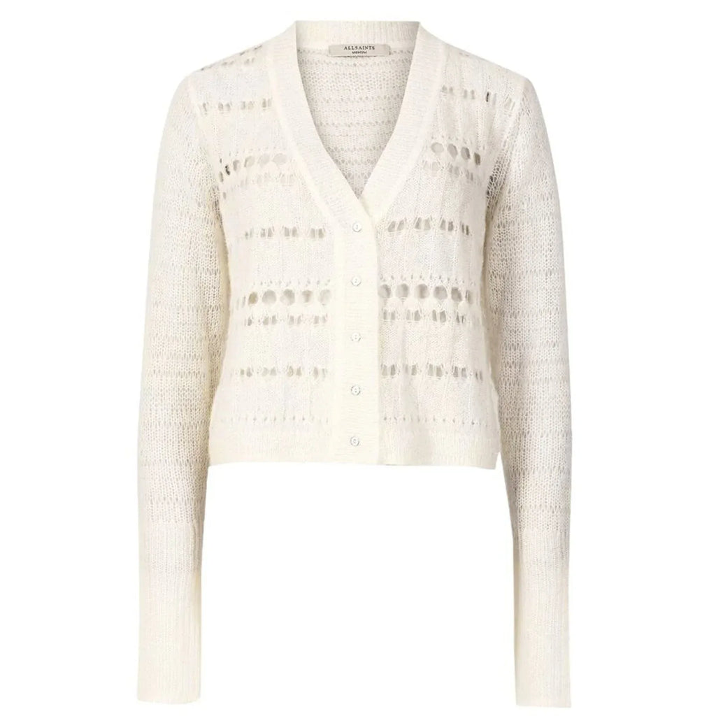 ALLSAINTS Cole Open Knit Cropped Cardigan L - flyKAMP