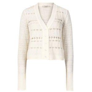 ALLSAINTS Cole Open Knit Cropped Cardigan L