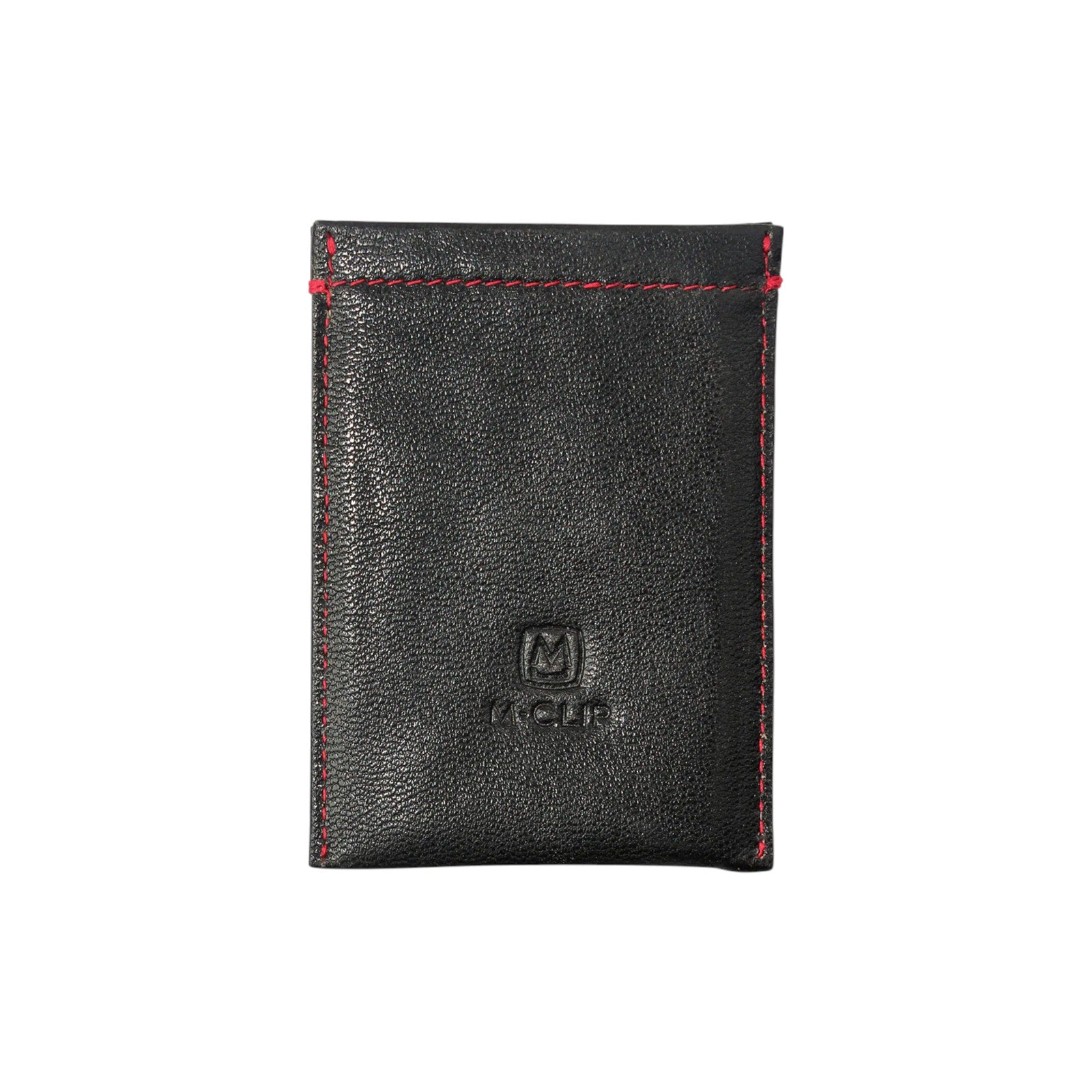 M-CLIP Leather RFID Case Black Vertical in Black M-Clip