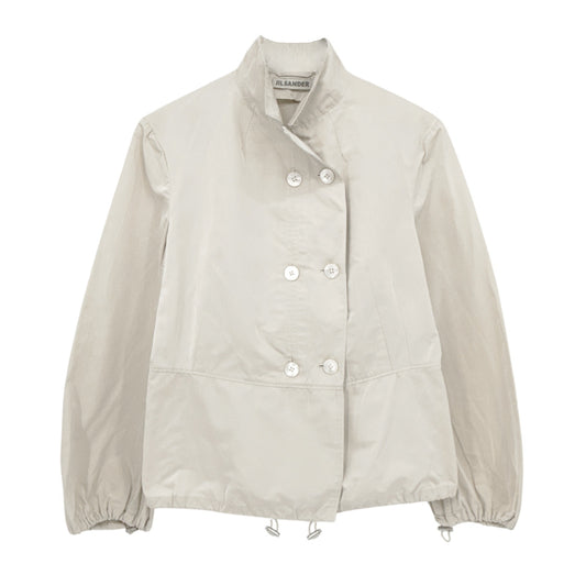 JIL SANDER Silk Blend Blouson Jacket 40|S