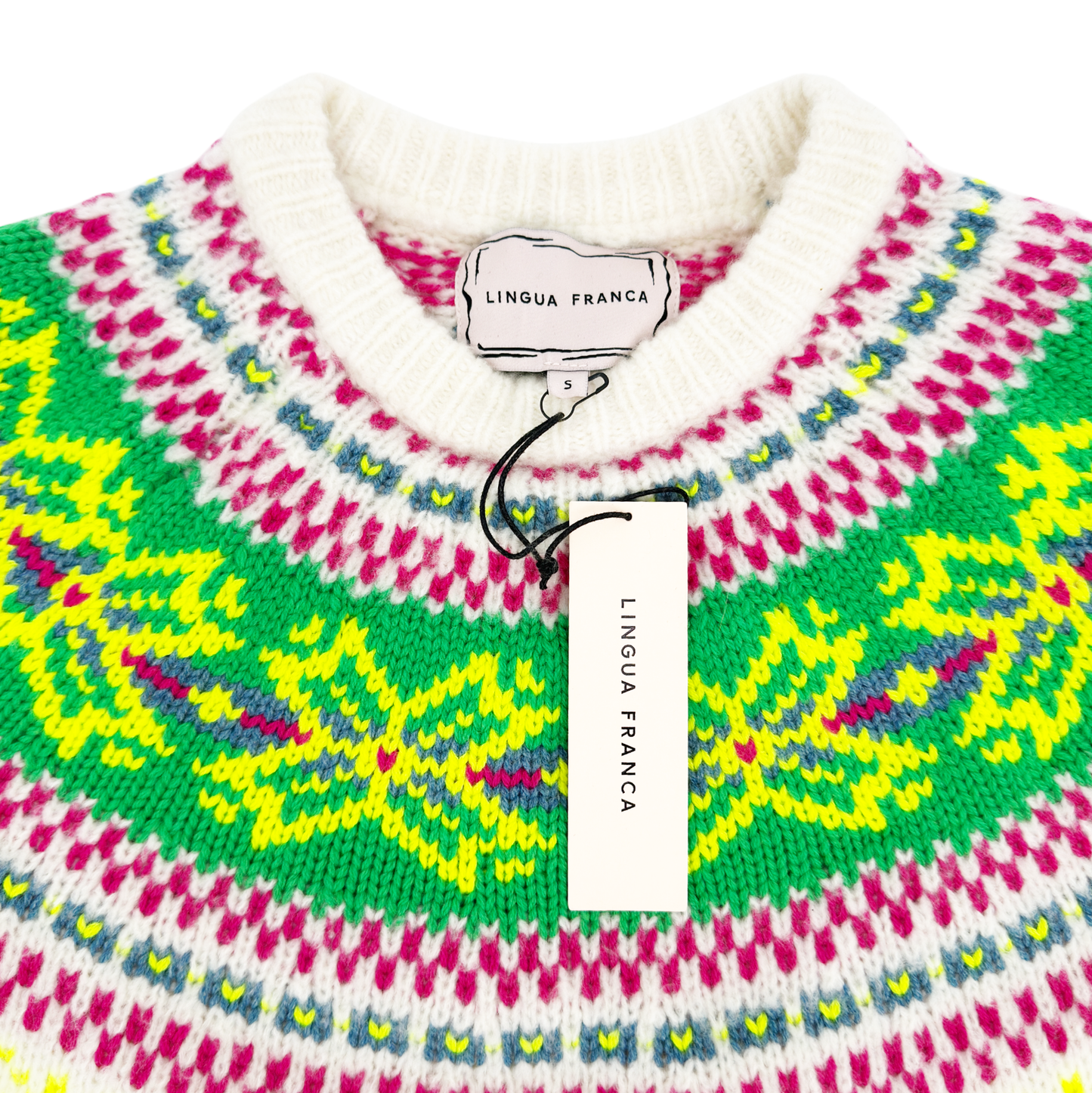 LINGUA FRANCA Nora Snowflake Crewneck S