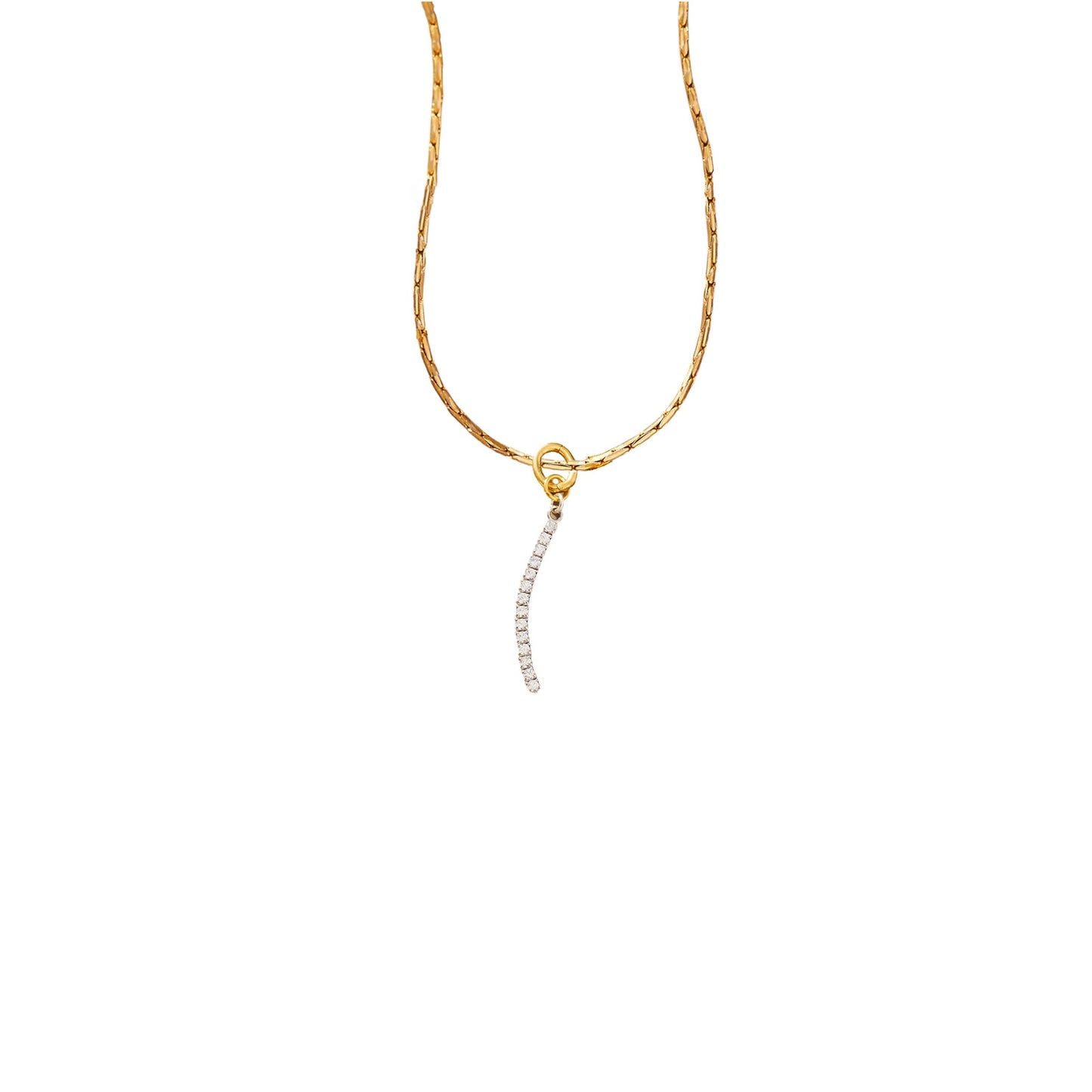 MAISON IREM x ANTHROPOLOGIE Charm Long Zirconia Chain