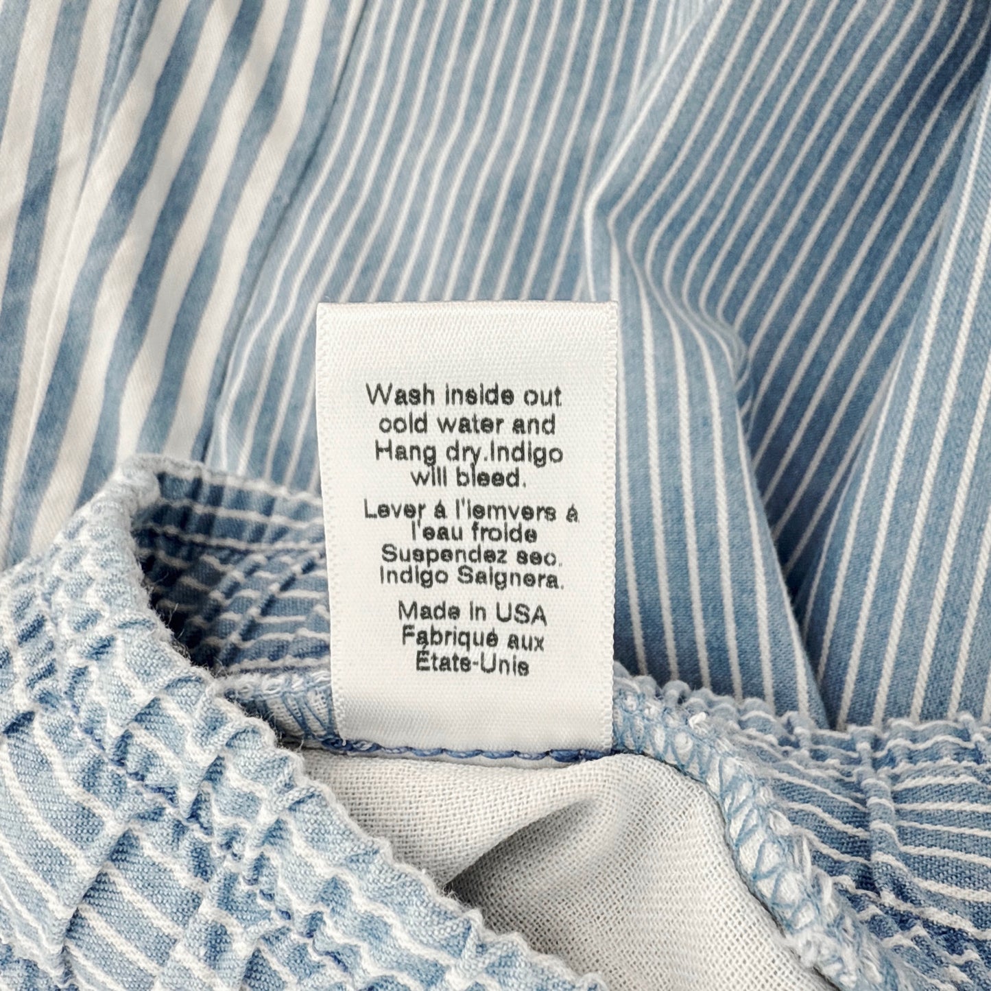 ASKK NY Cancun Pant in Blue Stripe XS