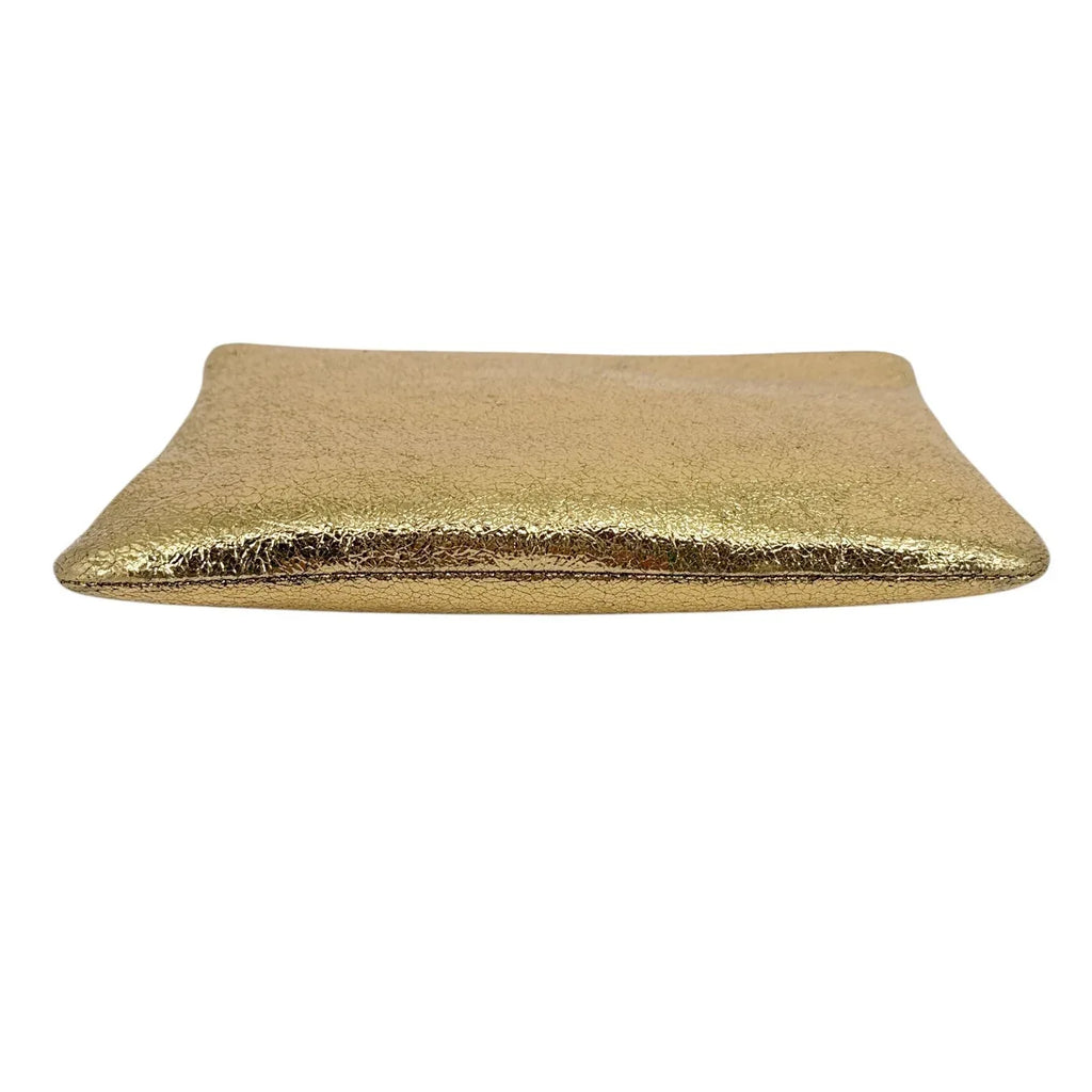 MARC JACOBS for Neiman Marcus + Target Metallic Leather Pouch in Gold - flyKAMP