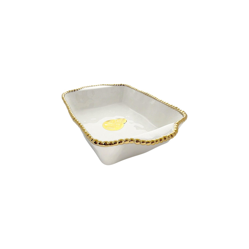 PAMPA BAY Golden Salerno 11" X 9" Rectangular Baking Dish Pampa Bay