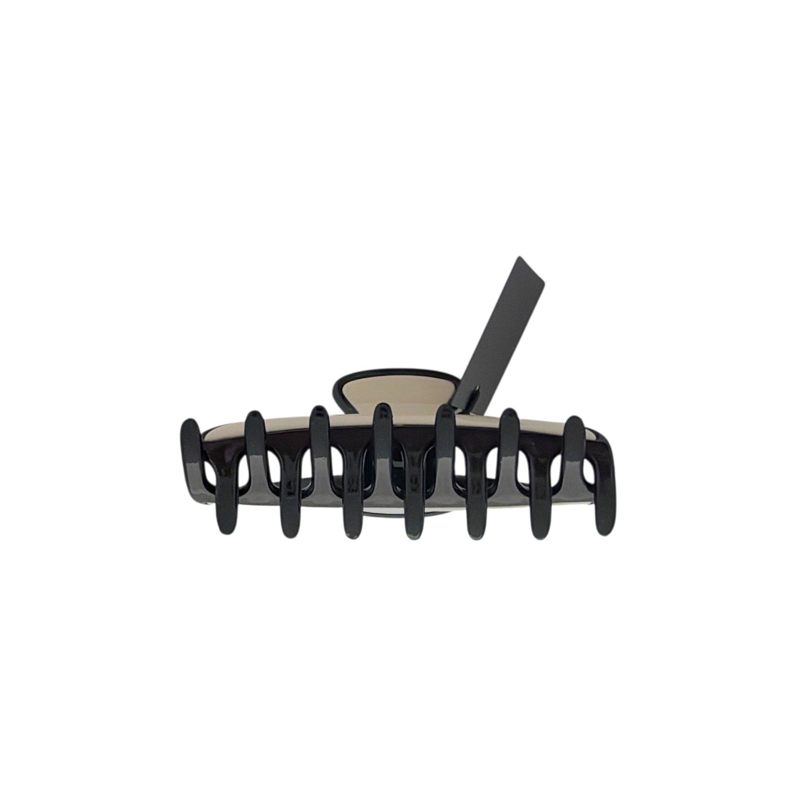 FRANCE LUXE Maybell Claw Clip in Black & Ivory France Luxe