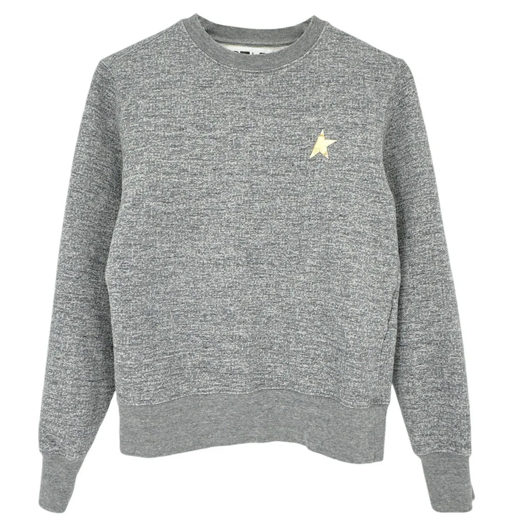 GOLDEN GOOSE Athena Star Sweatshirt in Grey XS - flyKAMP
