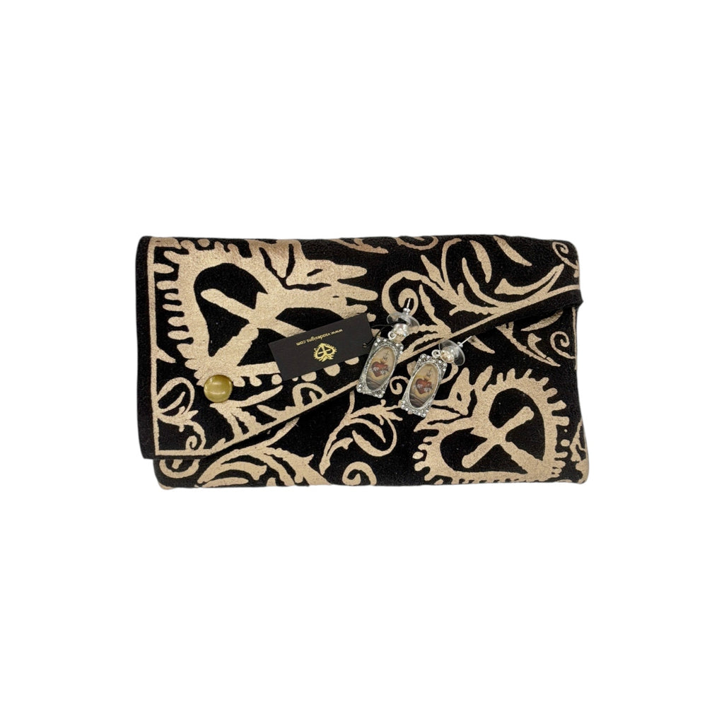 VIRGINS SAINTS & ANGELS VSA Retablo Rectangular Framed Earrings in Silver Virgins Saints & Angels