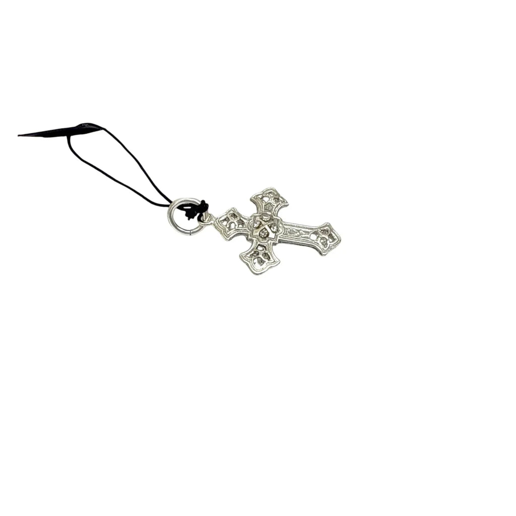 VIRGINS SAINTS & ANGELS VSA Basilica Cross Charm in Silver - flyKAMP