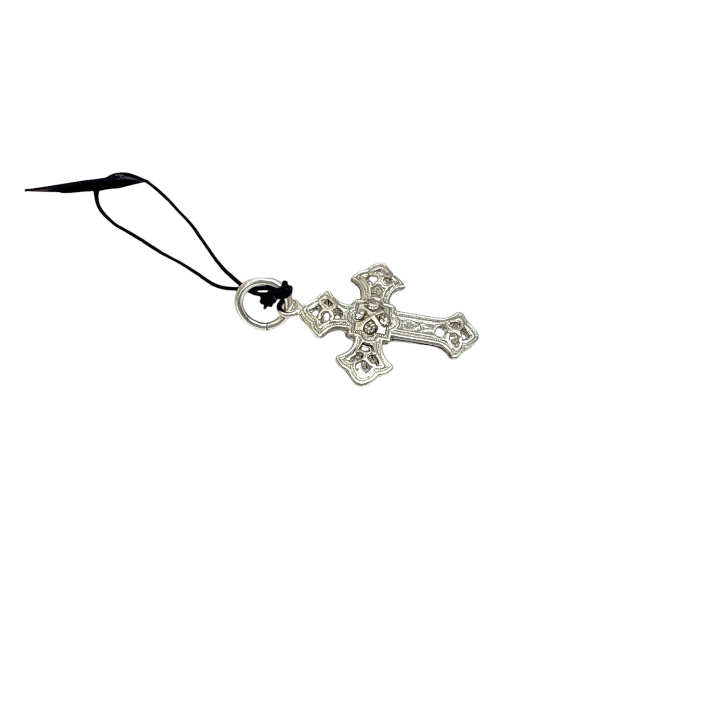 VIRGINS SAINTS & ANGELS VSA Basilica Cross Charm in Silver