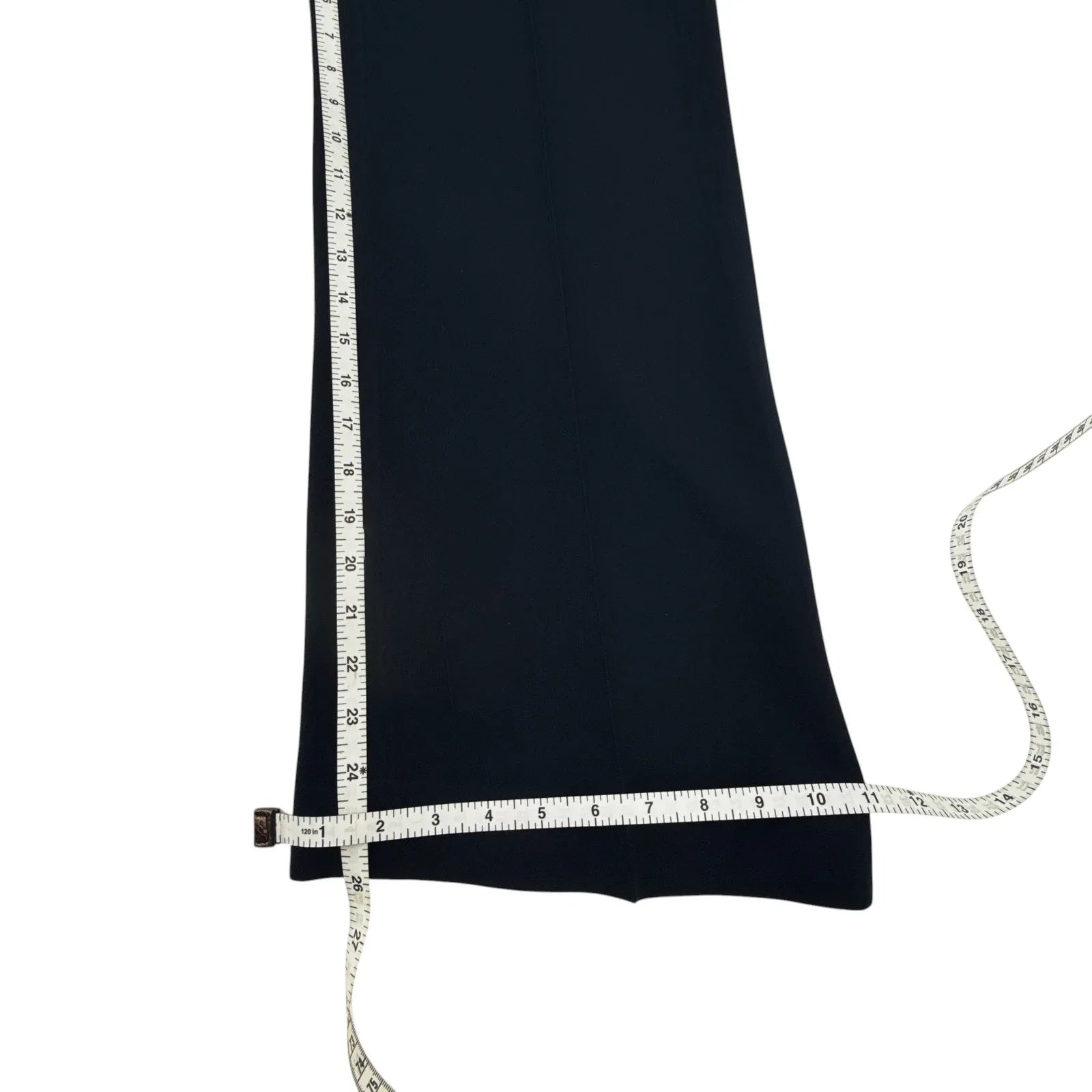 THEORY Terena B Rosina Crepe Cropped Wide Leg Pants in Navy 0 - flyKAMP
