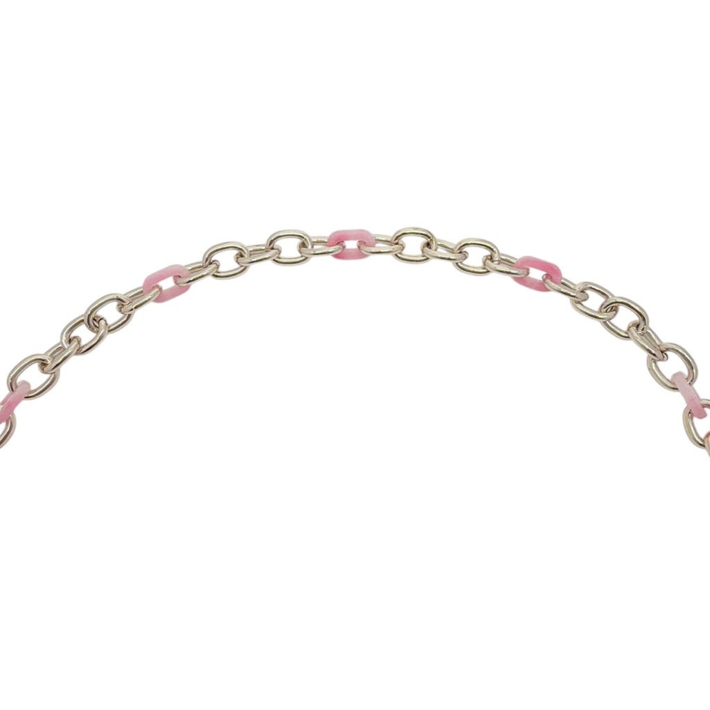 KATE SPADE New York Lock & Spade Chain Link Belt in Pink S/M Kate Spade