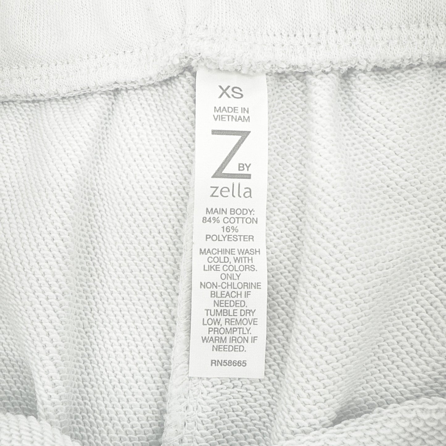 Z by ZELLA Level Up Terry Shorts in White XS