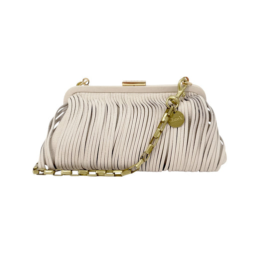 CLARE V. Fran Fran Bag in Cream