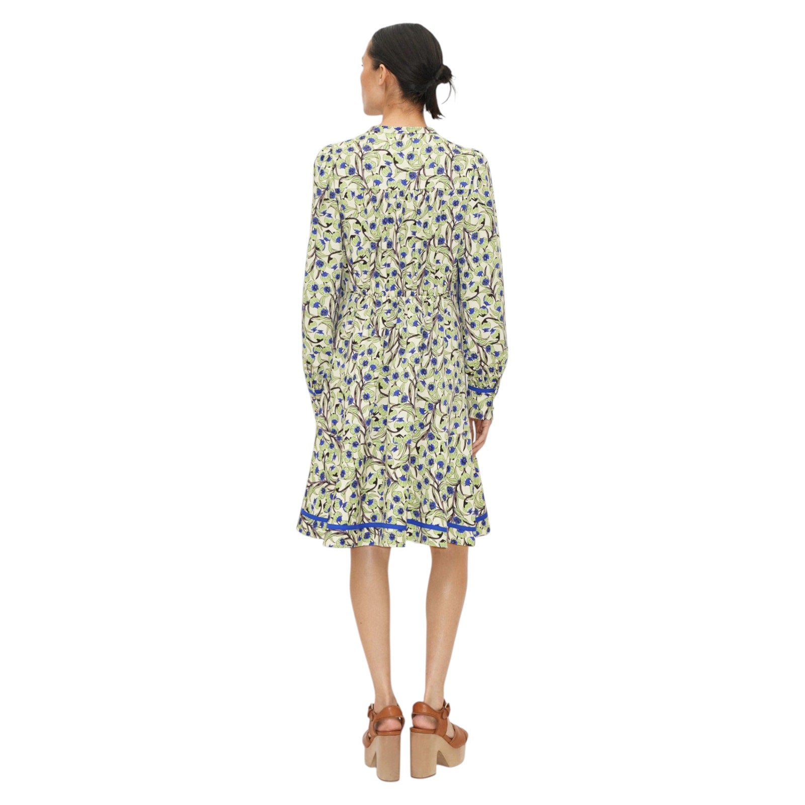 ME+EM Trailing Flower Pod Fit & Flare Dress + Tie UK6|US2|EU34|XS ME+EM