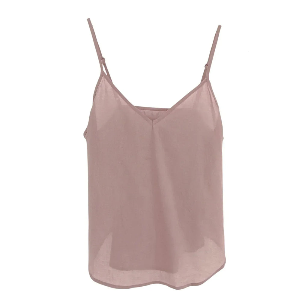 FARM RIO Pleated Yoke Blouse Light Pink S - flyKAMP