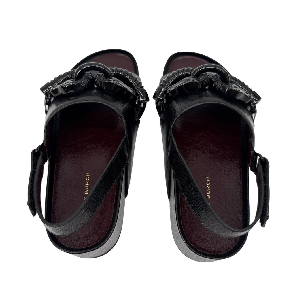 TORY BURCH Jessica Platform Sandal in Perfect Black 7 - flyKAMP