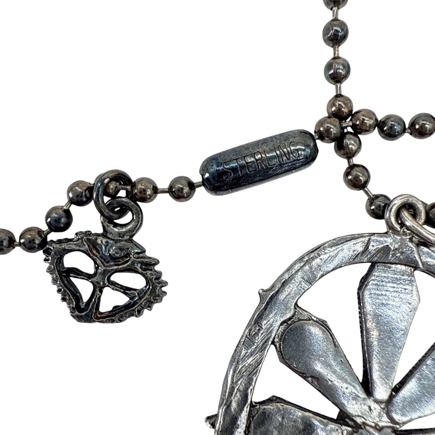 VIRGINS SAINTS & ANGELS VSA Twilight Virgin Charm in Gunmetal