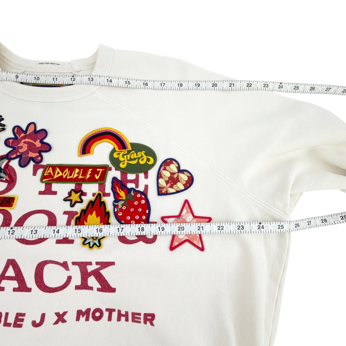 La DOUBLEJ x MOTHER The Biggie Concert Whisper White Patch It Up