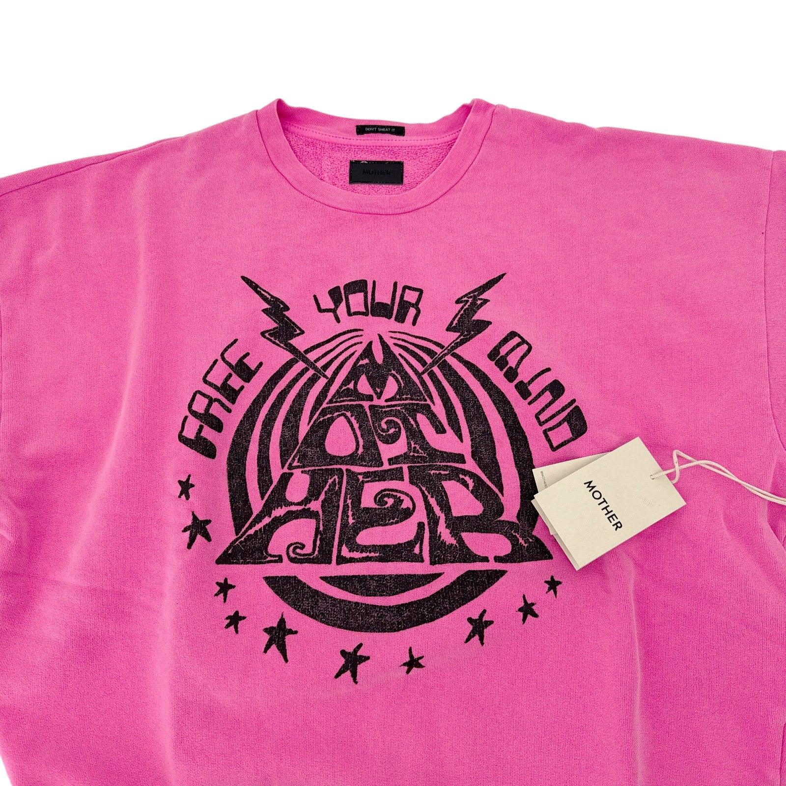 MOTHER The Drop Square Sweatshirt Mind Your Mother S - flyKAMP