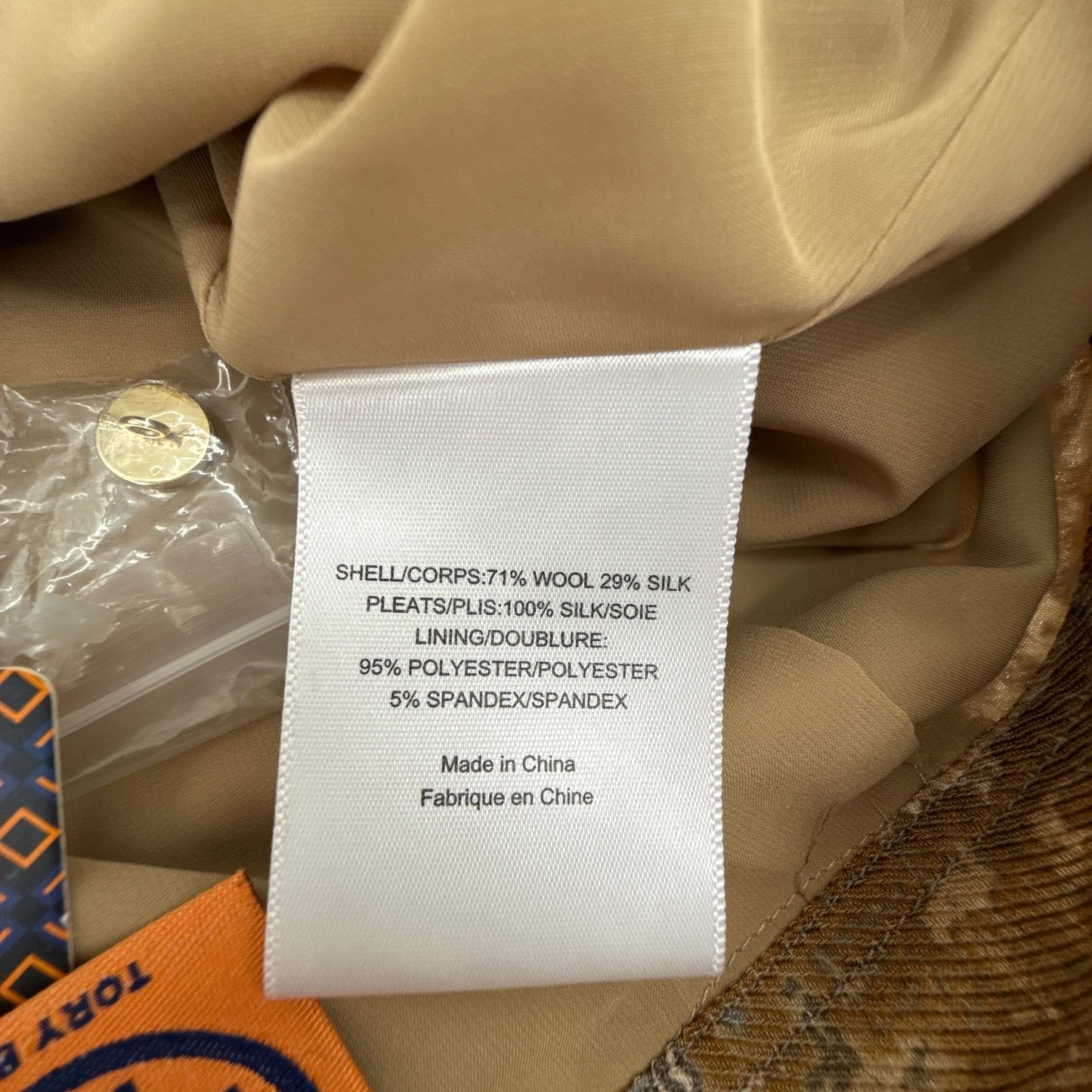 TORY BURCH Hull Skirt Brown Blackwatch 2|XS