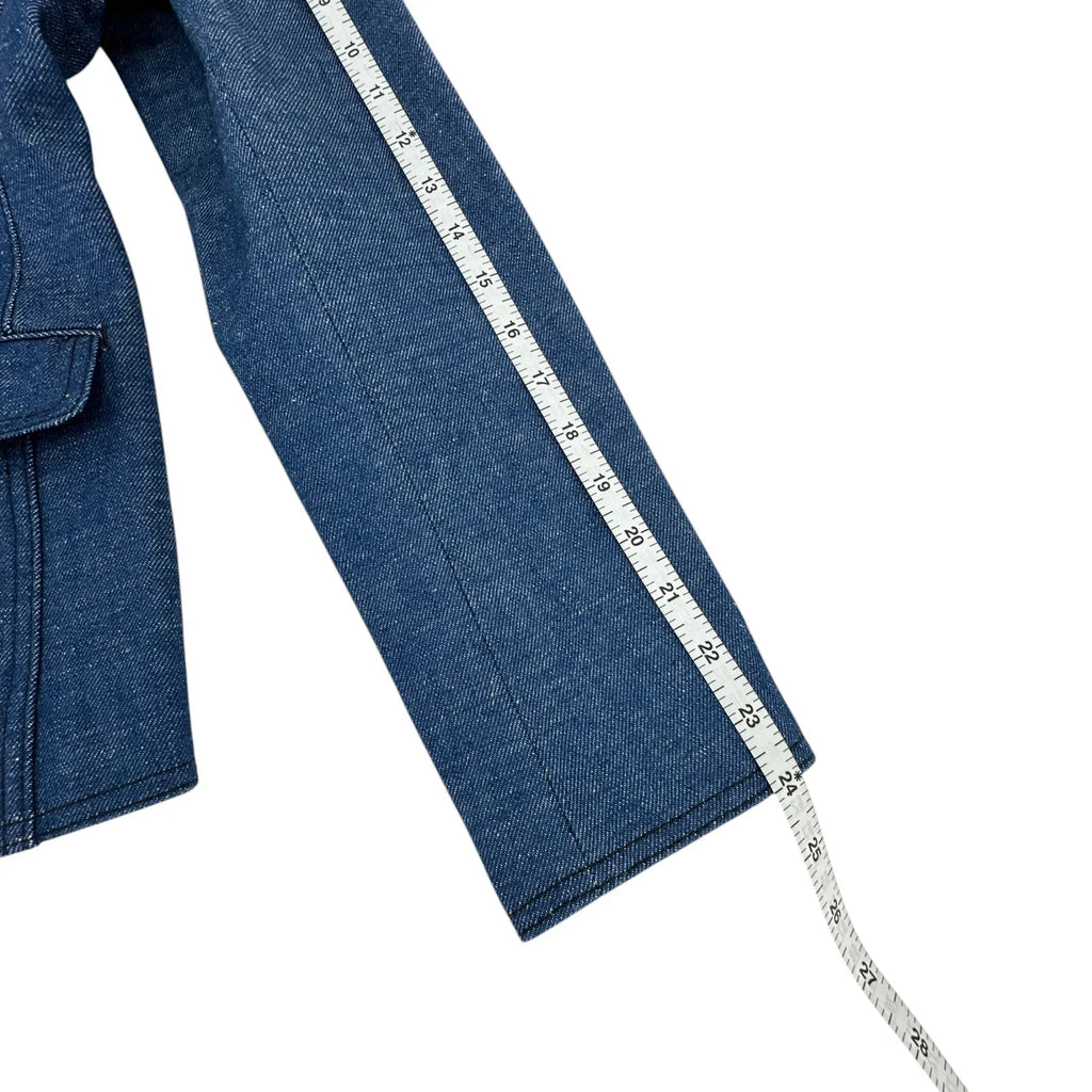 TORY BURCH Raw Denim Blazer in Unwashed Rinse 4|S - flyKAMP