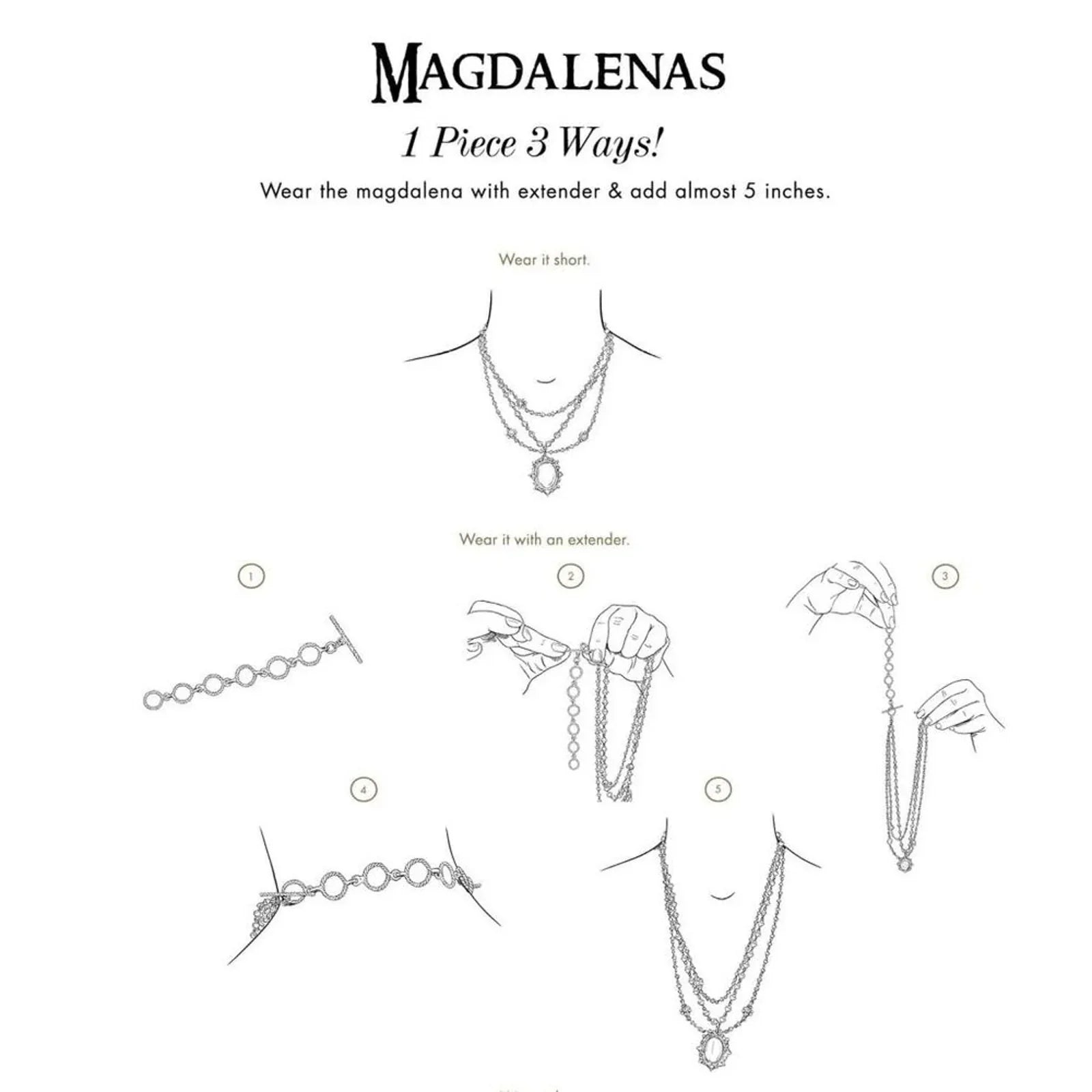 VIRGINS SAINTS & ANGELS VSA Magdalena Accessory in Gold - flyKAMP