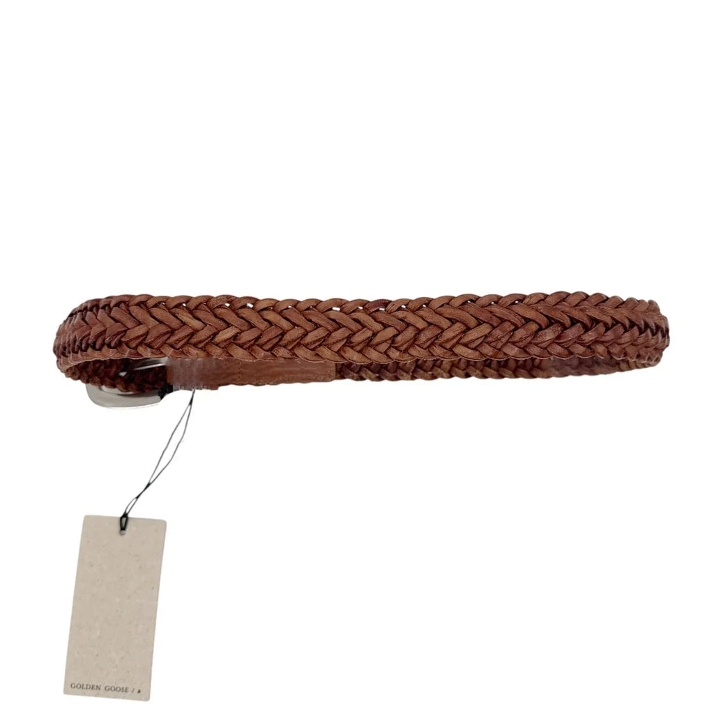GOLDEN GOOSE Houston Belt in Brown 80cm|32in - flyKAMP