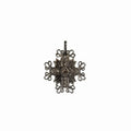 VIRGINS SAINTS & ANGELS VSA Electra Cross Medallion in Gunmetal - flyKAMP