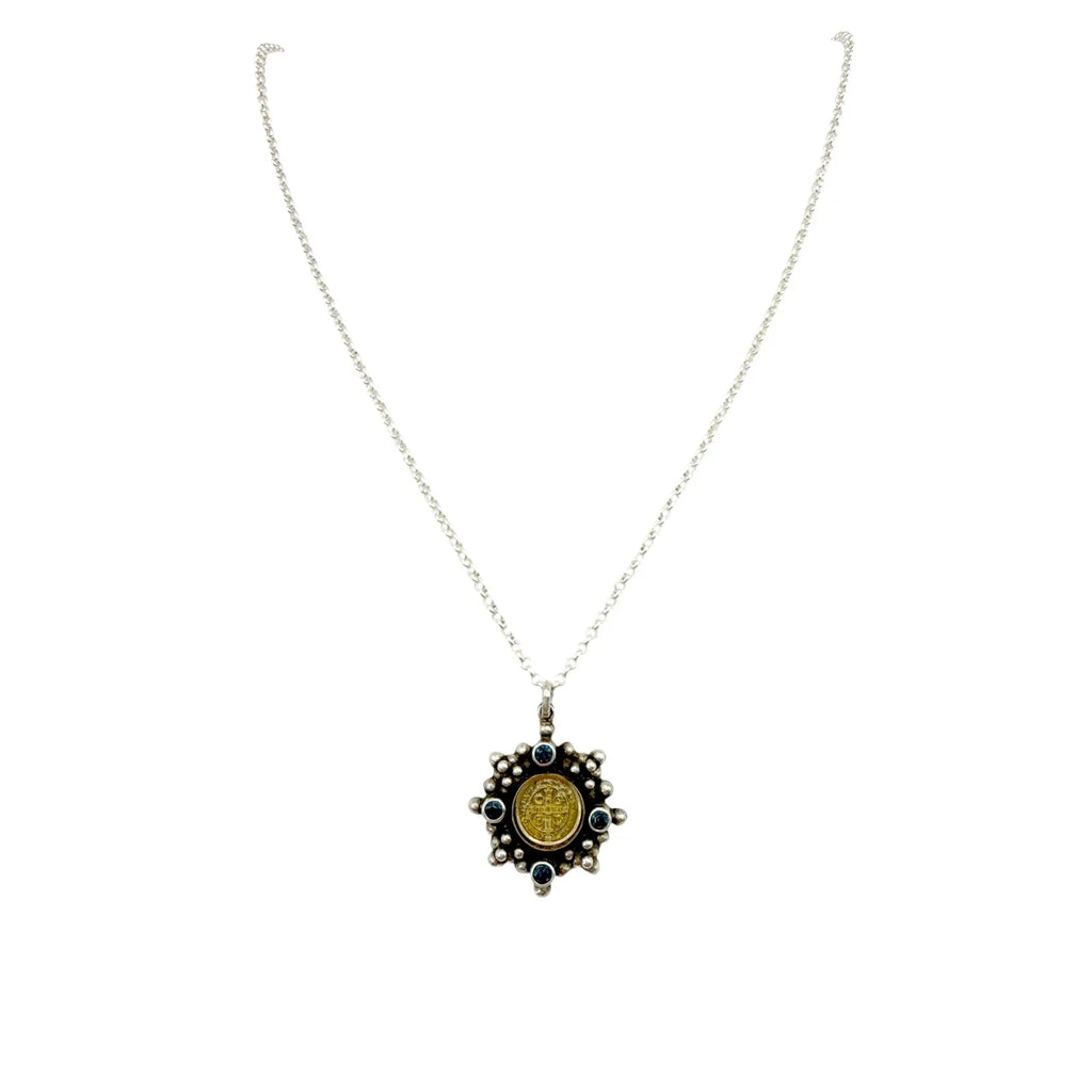 VIRGINS SAINTS & ANGELS VSA Petite Cloister San Benito Charm SS Necklace Silver - flyKAMP