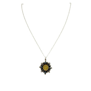VIRGINS SAINTS & ANGELS VSA Petite Cloister San Benito Charm SS Necklace Silver