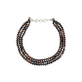 NECKLACE Triple-strand Faceted Gemstone None and/or Unknown