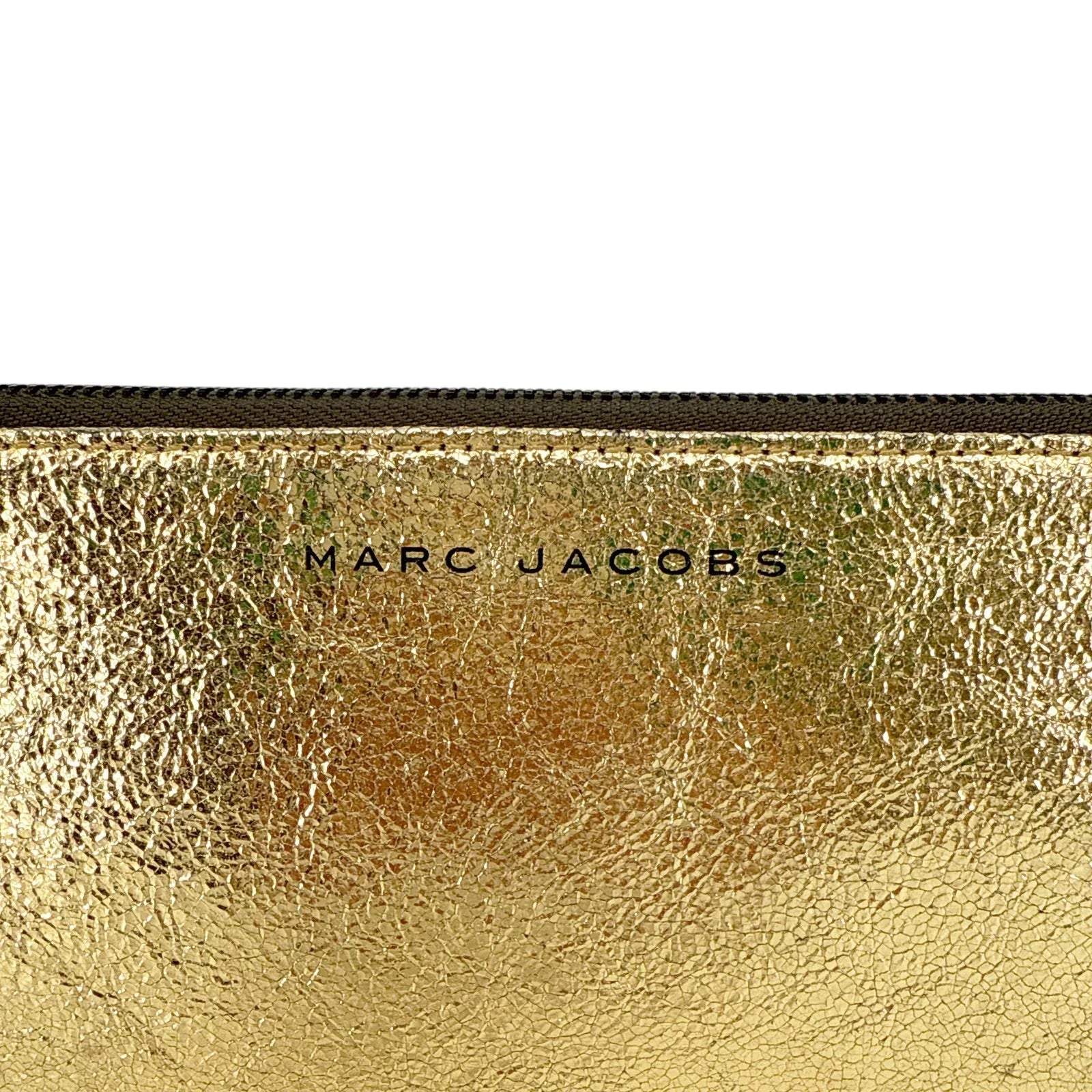 MARC JACOBS for Neiman Marcus + Target Metallic Leather Pouch in Gold - flyKAMP