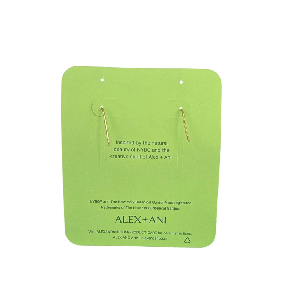 ALEX+ANI New York Botanical Garden Peony Petal Statement Earrings - flyKAMP