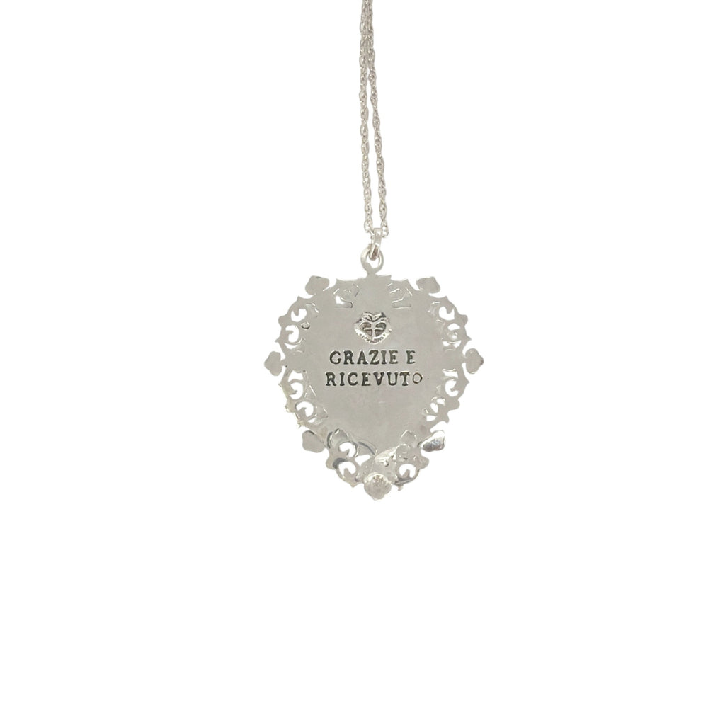 VIRGINS SAINTS & ANGELS VSA Grazie e Ricevuto Limited Edition SS Charm Necklace Virgins Saints & Angels