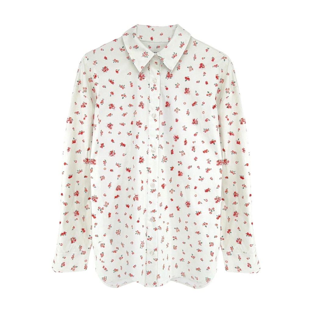 ESSENTIEL ANTWERP Ililly Floral Print Oversized Shirt XS Essentiel Antwerp