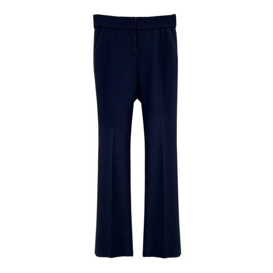 J.CREW 365 Edie Full Length Trouser in Four Season Stretch Wool Navy 00