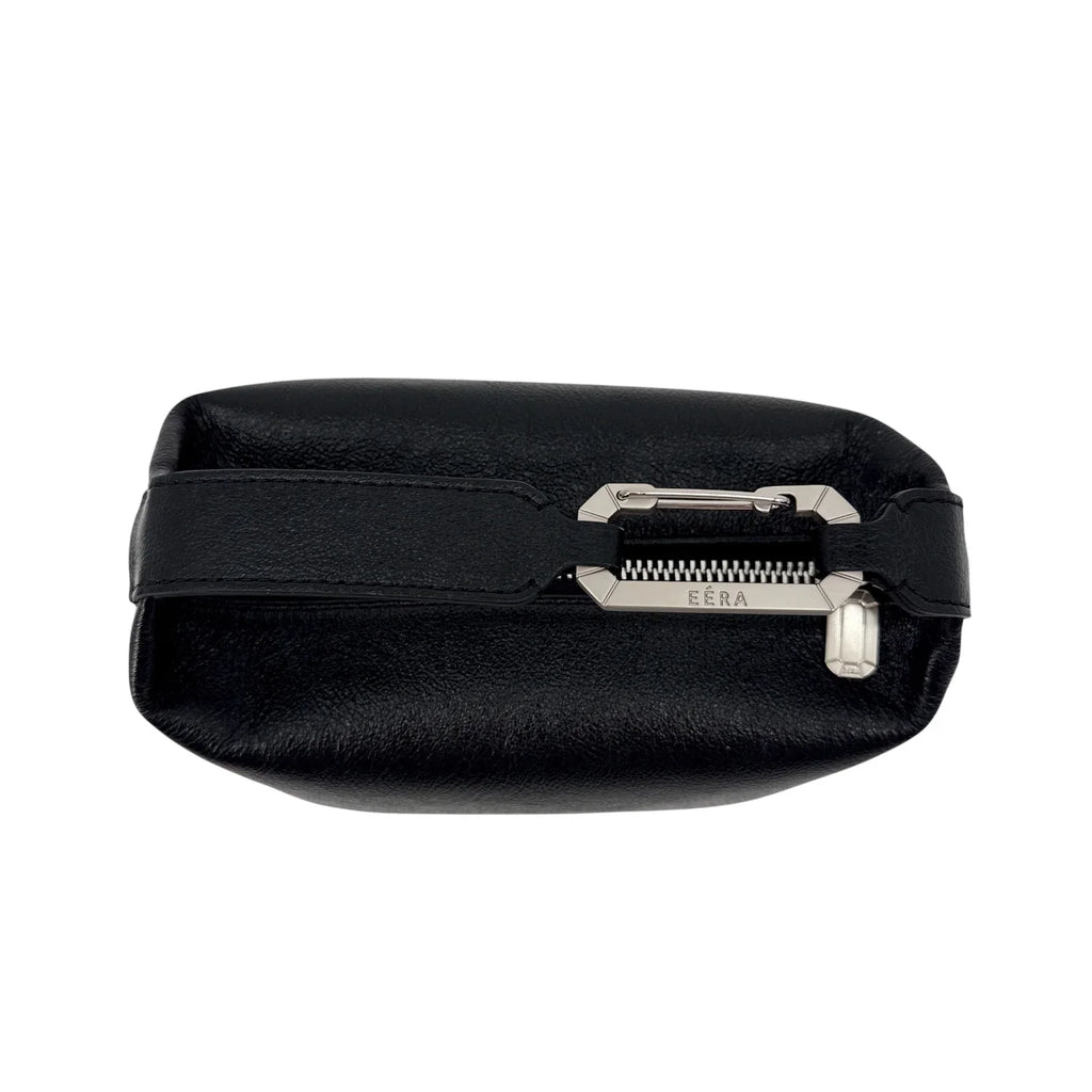 EERA Moon Bag Laminated Leather in Black - flyKAMP