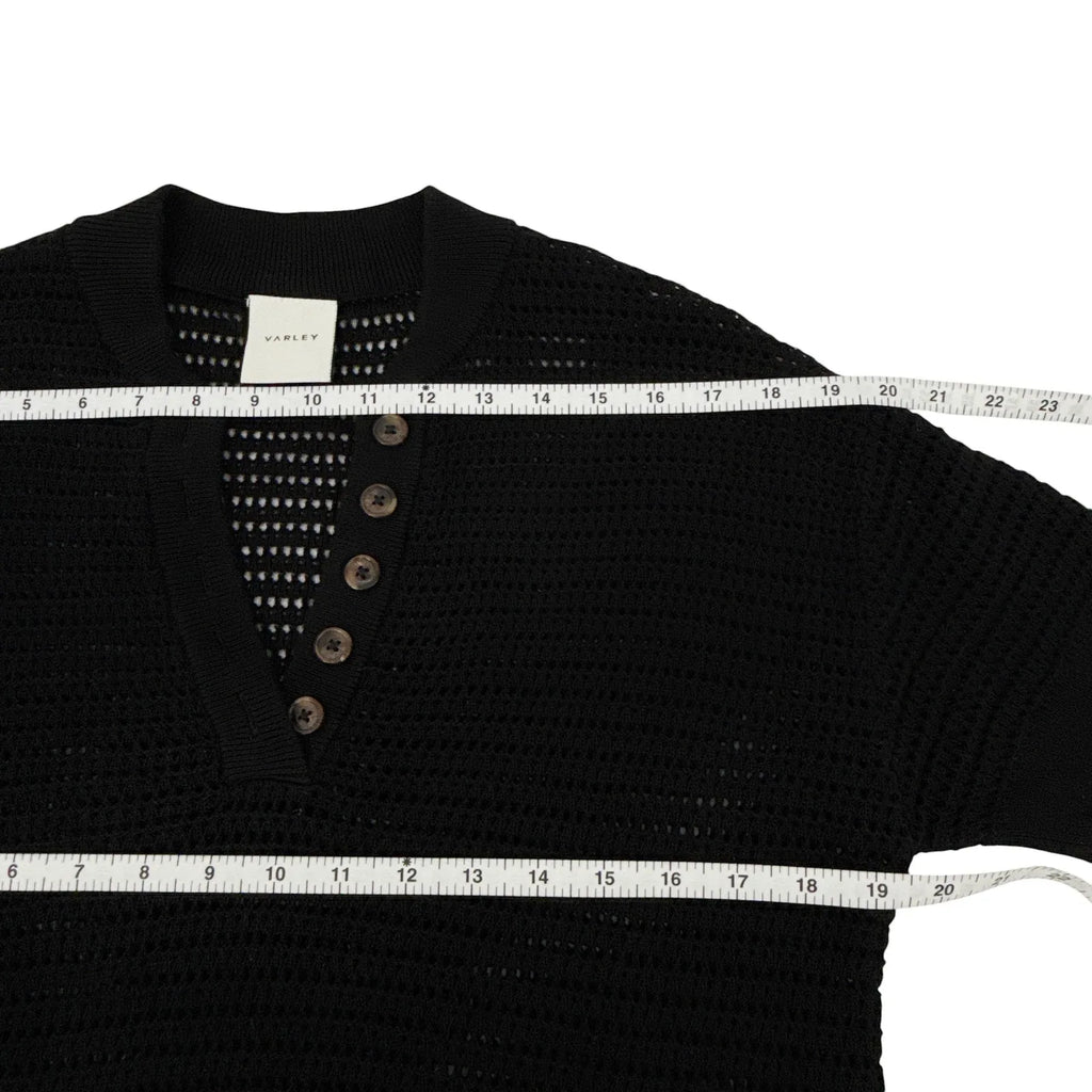 VARLEY Callie Knit Top in Black XS - flyKAMP