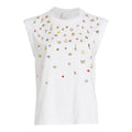CINQ A SEPT Charm Bella Tee in White S - flyKAMP