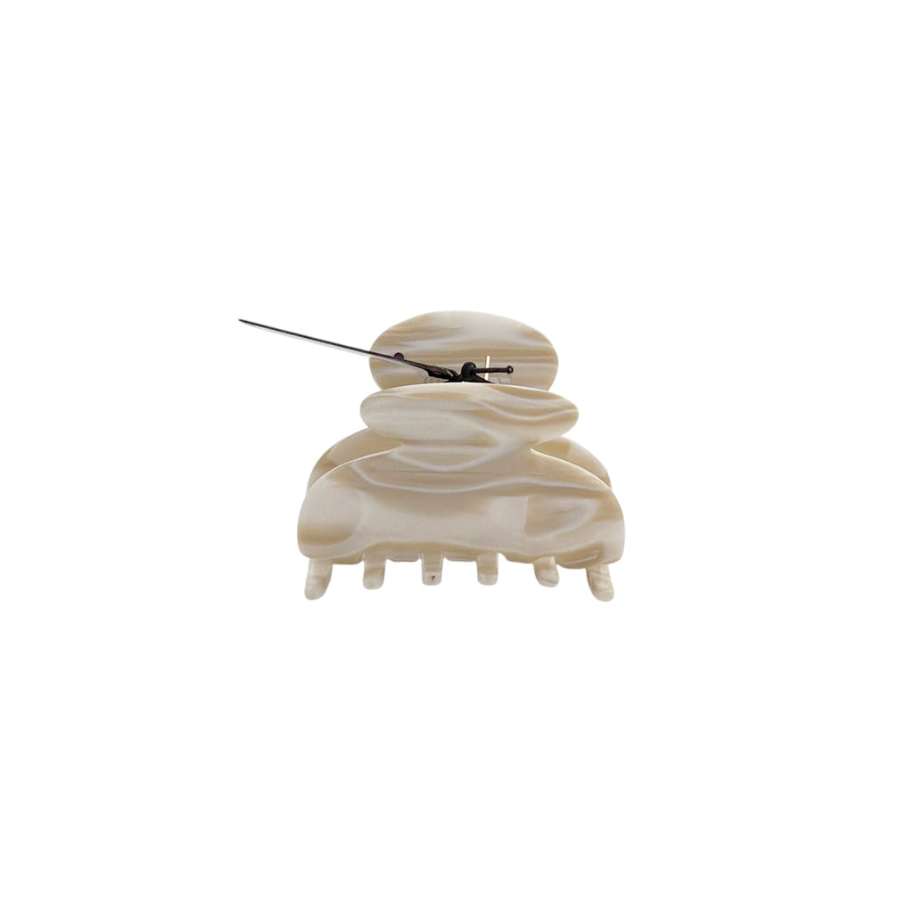 FRANCE LUXE Couture Claw Clip French Classic Small in Alba France Luxe