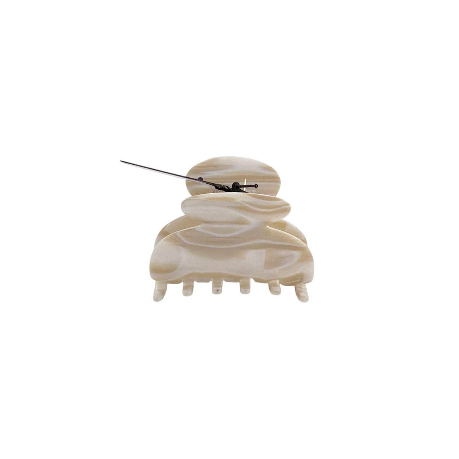 FRANCE LUXE Couture Claw Clip French Classic Small in Alba France Luxe