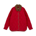 ALEX MILL Wembley Quilted Jacket In Red S Alex Mill